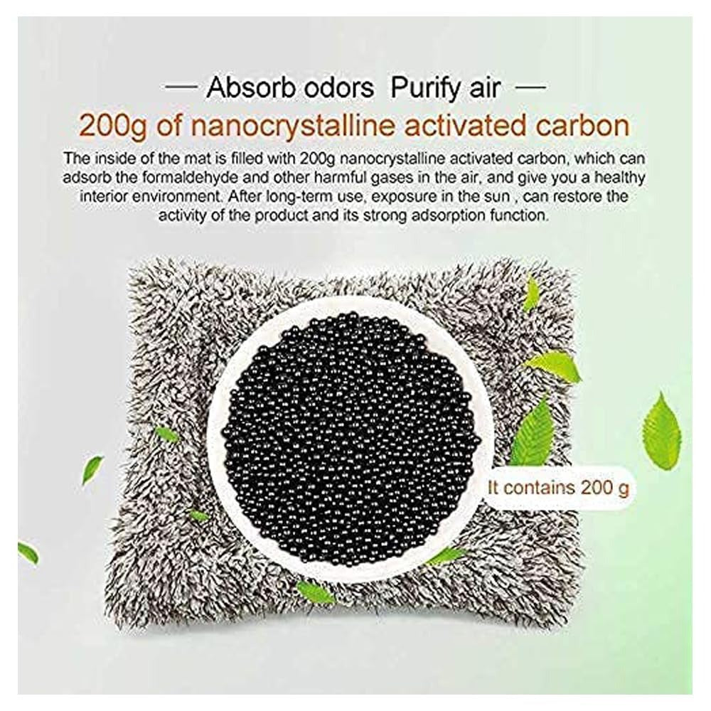 Sleeping Cute Cat for Car Dashboard and Home Decor with Activated Carbon
